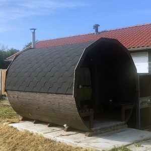 Barrel sauna paardenweide